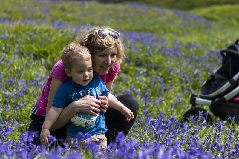 If you are looking for huge carpets of bluebells, then I totally recommend Blackbury Camp in Southleigh, Devon for a family picnic and photo opportunity. Read more over on my blog post.