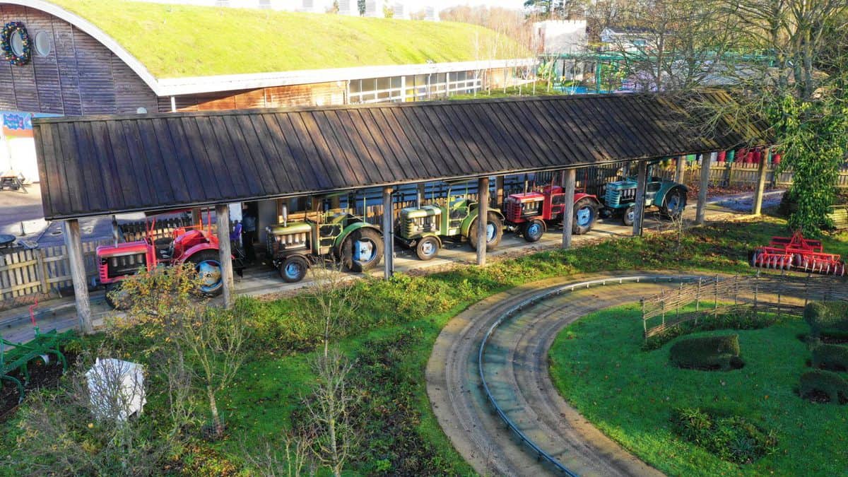 The Construction of Tornado Falls at Paultons Park in Hampshire